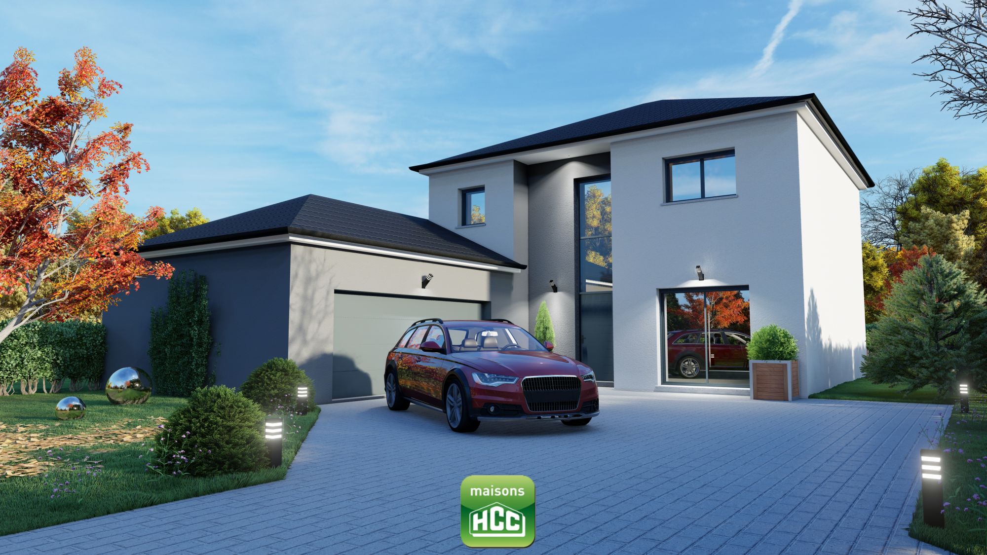 Maison à étage à Tressage - Maisons HCC - Constructeur de maisons en ...